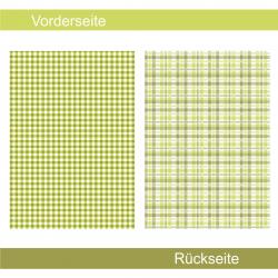Kariert grün - Designpapier